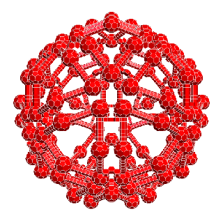 stewart icosahedroid 1 structural geometry math model stem education geometric topology 3d print model - Mito3D