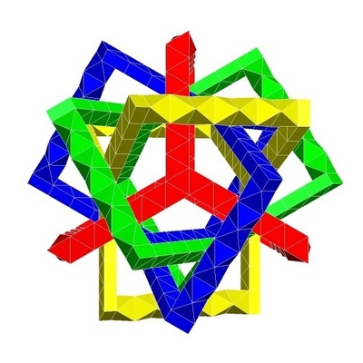 güveç yüzlü çoklu bağlantı 1 sanat albert p marangoz b m matematik buhar kök topoloji bilim 3d print model - Mito3D