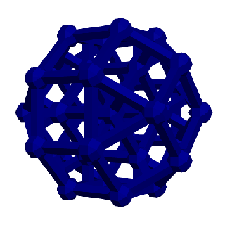 Stewart rombicuboctaedro 1 estrutural geometria matemática modelo haste Educação geométrico topologia 3d print model - Mito3D