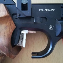 steyr lp50 pistol trigger tail gun shooting sport weapon relaxation 3d print model - Mito3D