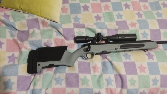 Steyr explorar mejilla tubo subida pistola francotirador agachadiza rifle permanecer modificar 3d print model - Mito3D