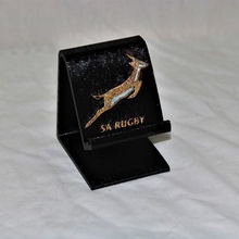 qqch d'afrique de rugby stand pour téléphone gadget le stockage titulaire animal les sports sport 2019 android l'iphone universelle phonestand l'afrique 3d print model - Mito3D