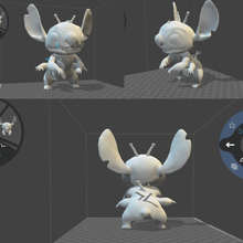 stich 626 4 arms game 3d print model - Mito3D