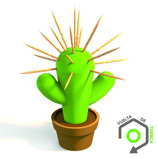 palo cactus palillos dientes mesa picado palillo casa comida 3D print model - Mito3D