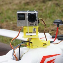 palo volar fpv pan tilt pod varios el de montaje la cámara 3d print model - Mito3D