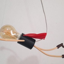 hombre palo lámpara 3d print model - Mito3D