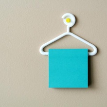 sticky note hanger home 3d print model - Mito3D