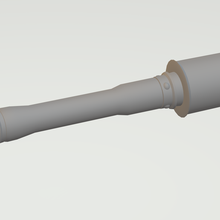 acier ramifié main allemand Patate pilon grenade Jeu réservoir ww2 présupporté 3d print model - Mito3D