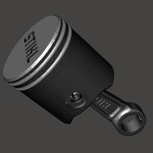 stihl piston keychain home chainsaw 3d print model - Mito3D