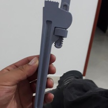 stilson key tool socket wrench plumbing 3d print model - Mito3D
