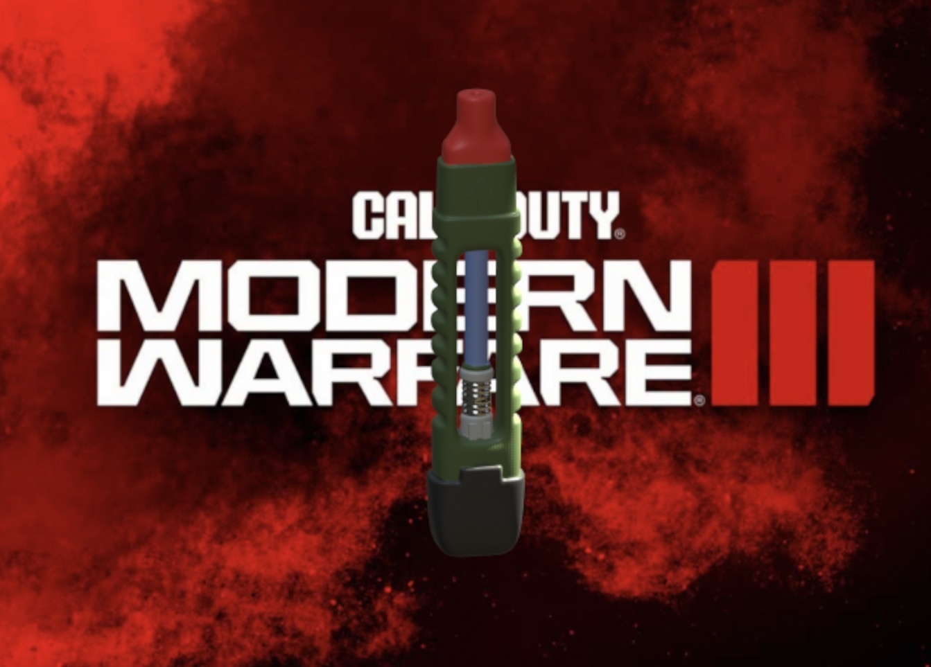 savons appel of devoir morue moderne guerre zone arme soutenir cosplay 3D print model - Mito3D