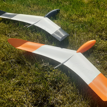 stinger v2 - rubber band launched free flight glider 3d print model - Mito3D