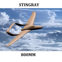 stingray 800mm empujador agresivo gato rc control remoto controlado plano aeronave juguete avión 3d print model - Mito3D