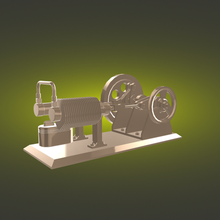 Stirling motor 3d print model - Mito3D