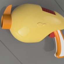 blaster lilo arma fogo Disney 3d print model - Mito3D