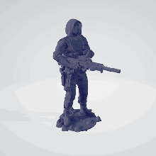 point morue froid guerre 3d print model - Mito3D