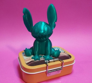 puntada lilo stich disney mamarracho muñeca figura modelo decoración animación extraterrestre 3d print model - Mito3D