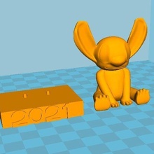 point 2021 figurine 3d print model - Mito3D