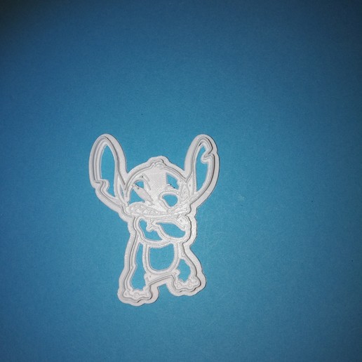 stitch cookie cutter 3D print model - Mito3D