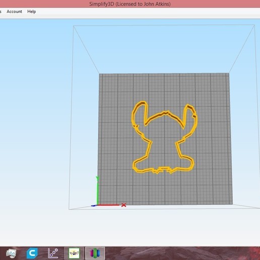 Stich Plätzchen Cutter einstellen Disney 3D print model - Mito3D
