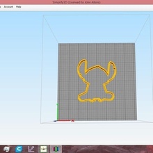 dikiş kurabiye kesici Ayarlamak Disney 3d print model - Mito3D