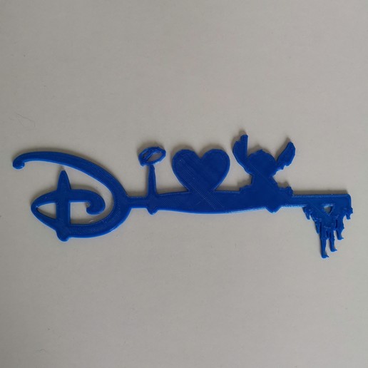 ponto - chave clef a disney casa 3D print model - Mito3D