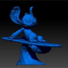 Stich Lowpoly 3d print model - Mito3D