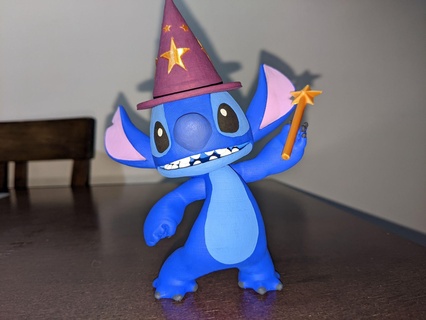 stitch magician lilo & animal cute magic magical decoration toy figurine statue anime movie film kid 3d print model - Mito3D