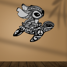 stitch turtle decorative pendant 1 3d print model - Mito3D