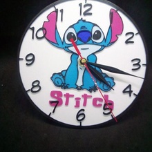 stitch wall clock wake up watch decoration disney 3d print model - Mito3D