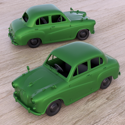 stl austin a30 motor miniatura 1952 1966 expediente 3d británico impresión espacio coche vehiculo autorama rc cuerpo tamya tragamonedas miniz 3d print model - Mito3D