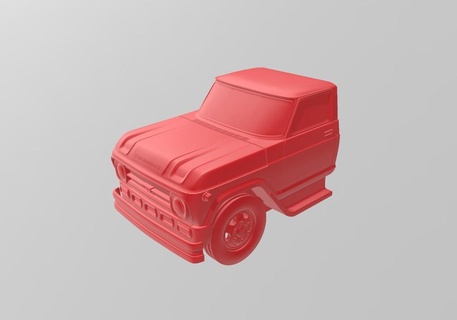 stl cabine Chevrolet c65 1 43 24 18 32 10 minis Tamiya rc fenda brinquedos modelo colecionavel slotcar diecast miniaturas 3d print model - Mito3D