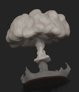 stl fichier 3d impression nucléaire bombe jeu guerre planche Jeu 3d print model - Mito3D