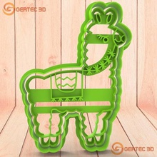 stl flame animal dough cutter - cookie home animals design sharp 3d print model - Mito3D