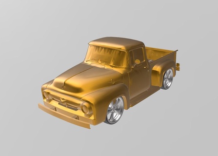 stl ford f100 Various 1-43 1-24 1-18 1-32 1-10 minis tamiya rc slot toys model colecionavel slotcar diecast miniaturas custom 3d print model - Mito3D