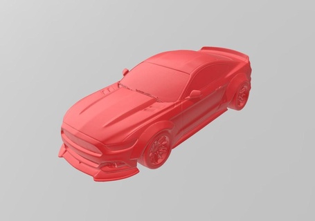 stl libre gué mustang gt350 gt500 2016 1 43 24 18 32 10 minis tamiya rc fente jouets modèle colecionavel voiture moulé pression miniatures 3d print model - Mito3D