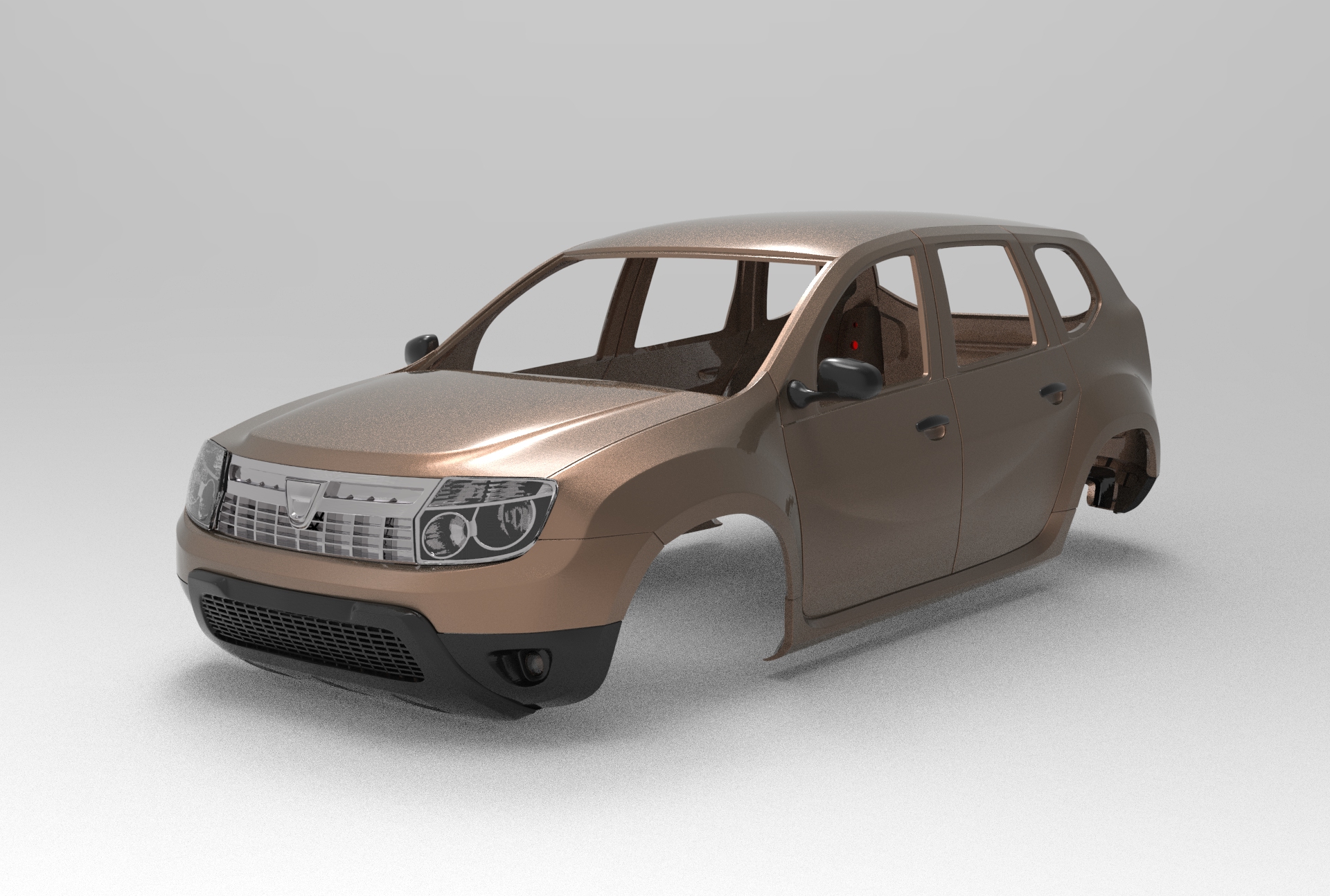 stl model Dacia silgi 313mm dingil açıklığı eksenel rc araba trx4 offroad 3d 3D print model - Mito3D