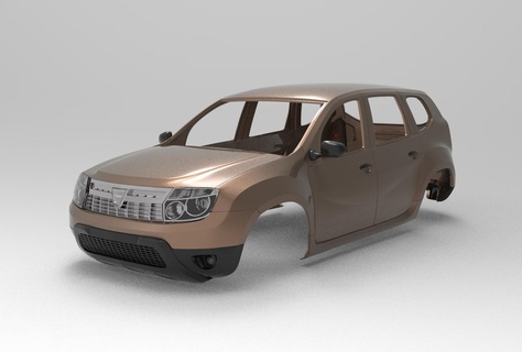 stl model Dacia silgi 313mm dingil açıklığı eksenel rc araba trx4 offroad 3d 3d print model - Mito3D