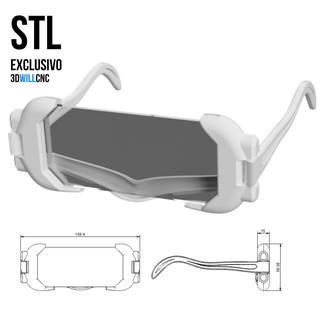 stl oculos para éclipse 3dwillcnc br souder protégé 3d print model - Mito3D