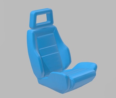 stl recaro seat 1-43 1-24 1-18 1-32 1-10 minis tamiya rc slot toys model colecionavel slotcar diecast miniaturas banco 3d print model - Mito3D
