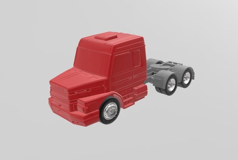 stl Scania 113 caminhão 1 43 24 18 32 10 minis Tamiya rc fenda brinquedos modelo colecionavel slotcar diecast miniaturas 3d print model - Mito3D