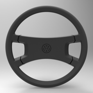 stl direção roda Volkswagen santana gol papel parede saveiro cd gls gti 3d print model - Mito3D