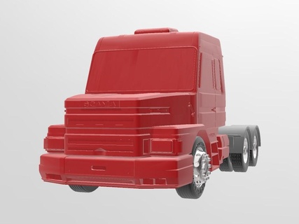 stl camión conductor 1 43 24 18 32 10 minis Tamiya rc espacio juguetes modelo colecionavel tragamonedas fundido presión miniaturas 3d print model - Mito3D