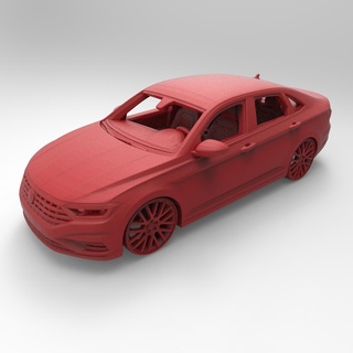 stl Volkswagen Jetta 2020 resina impresora vw 20 turbo miniatura archivo 3d 3d print model - Mito3D