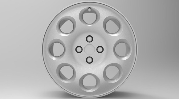 stl ruota alfa romeo 166 ruote cerchio cerchi 3d print model - Mito3D