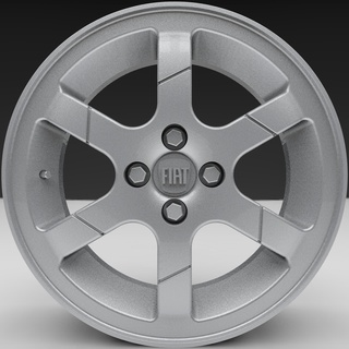 stl ruota fiat mare turbo miniatura Imprestora 3d archivio ender creality resina fdm filamento carro 3d print model - Mito3D