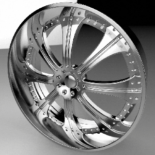 stl wheel lexani 411 dub tunning car rc 22 rws33 rims rim pick ford lexus versante f220 dodge gm 3d print model - Mito3D