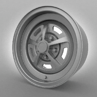 stl rueda botella doble 500 stl rueda botella doble 500 hierro Clásico músculo mustango disidente v8 mach vado chevrolet opel antiguo clásico 3d print model - Mito3D
