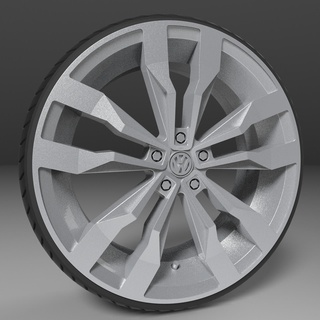 stl wheel volkswagen new tiguan r line Various vw audi gol passat golf bora miniatura 3d print 3d print model - Mito3D