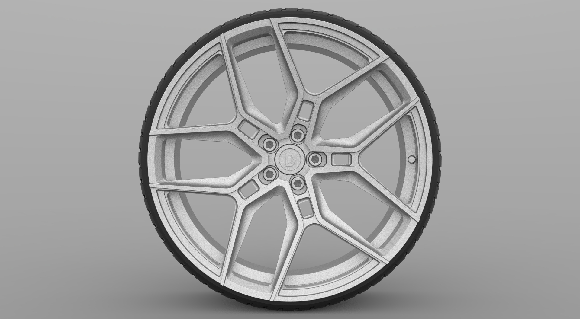 stl wheel vossen evo-4 3D print model - Mito3D